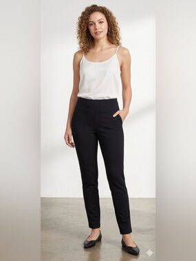 Dalia Black Slim-Fit Pants women’s size small NWT